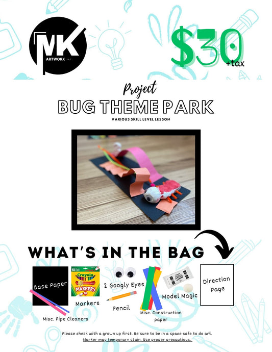 Bug Theme Park Art Kit