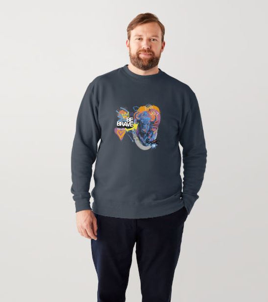 Be Brave Crew Neck Sweatshirt