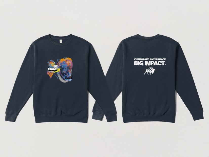 Be Brave Crew Neck Sweatshirt