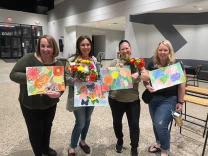 Watercolor Flowers Art Kit